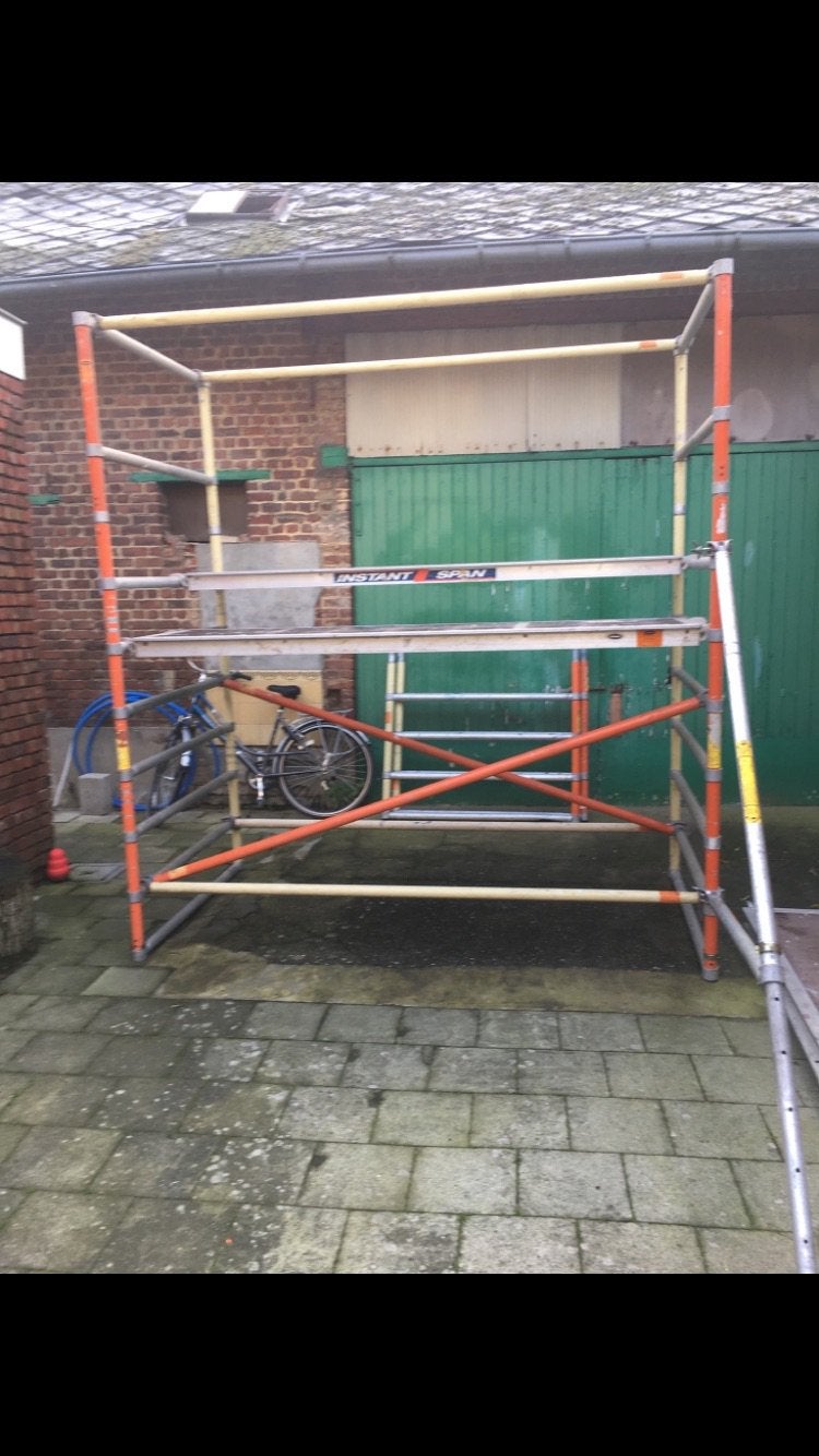 échafaudage en aluminium, Bricolage & Construction, Échafaudages, Enlèvement, Utilisé