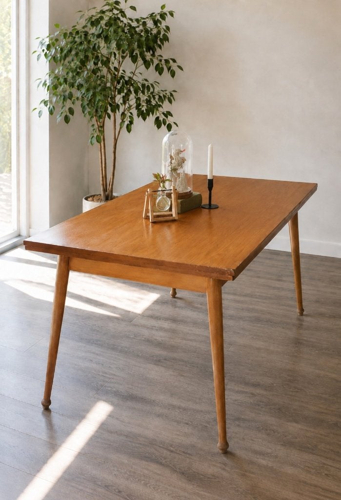 Vintage mid-century eettafel (verlengbaar), Ophalen