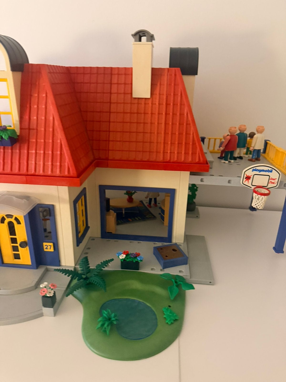 Maison moderne vintage meublée Playmobil 3965, Bâtiment, Utilisé, City life, Kit complet