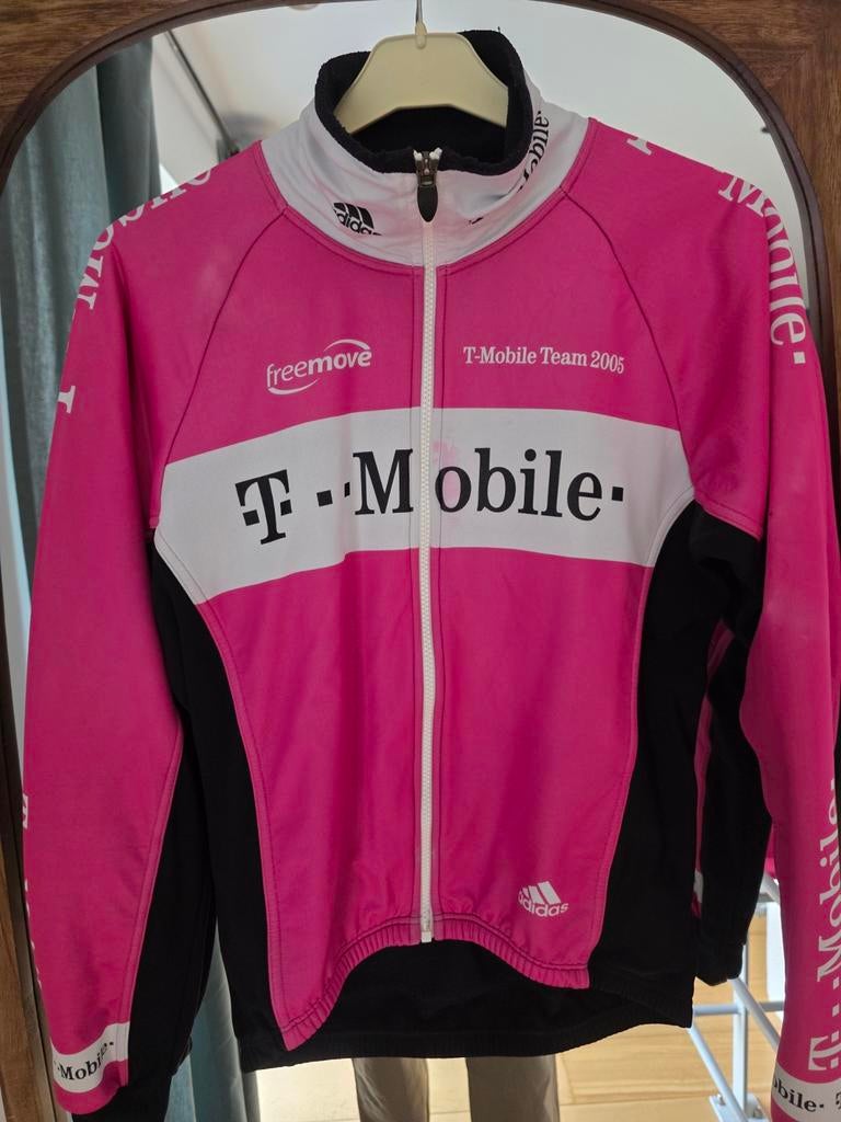 Originele T-Mobile Team-collectie LOT — Jan Ullrich, Fietsen en Brommers, Gebruikt, M, Adidas