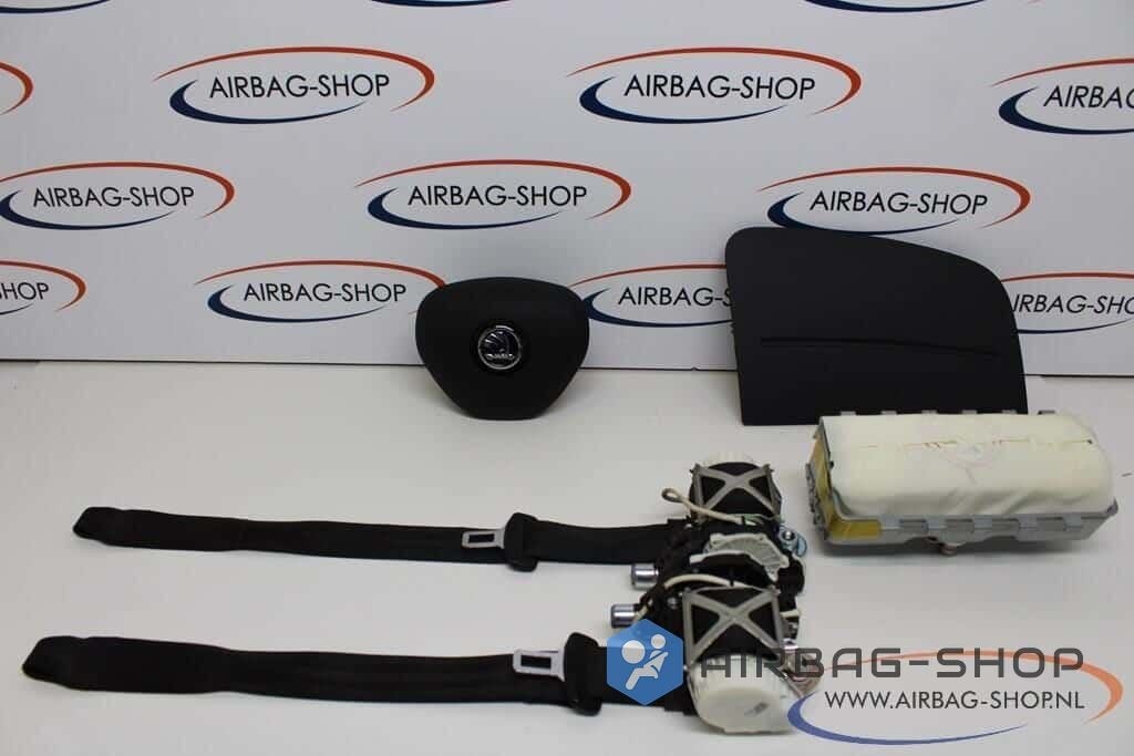 Skoda Fabia Airbagset 2012 - 2014 Airbags + Gordels Facelift, Neuf, -, Skoda, -
