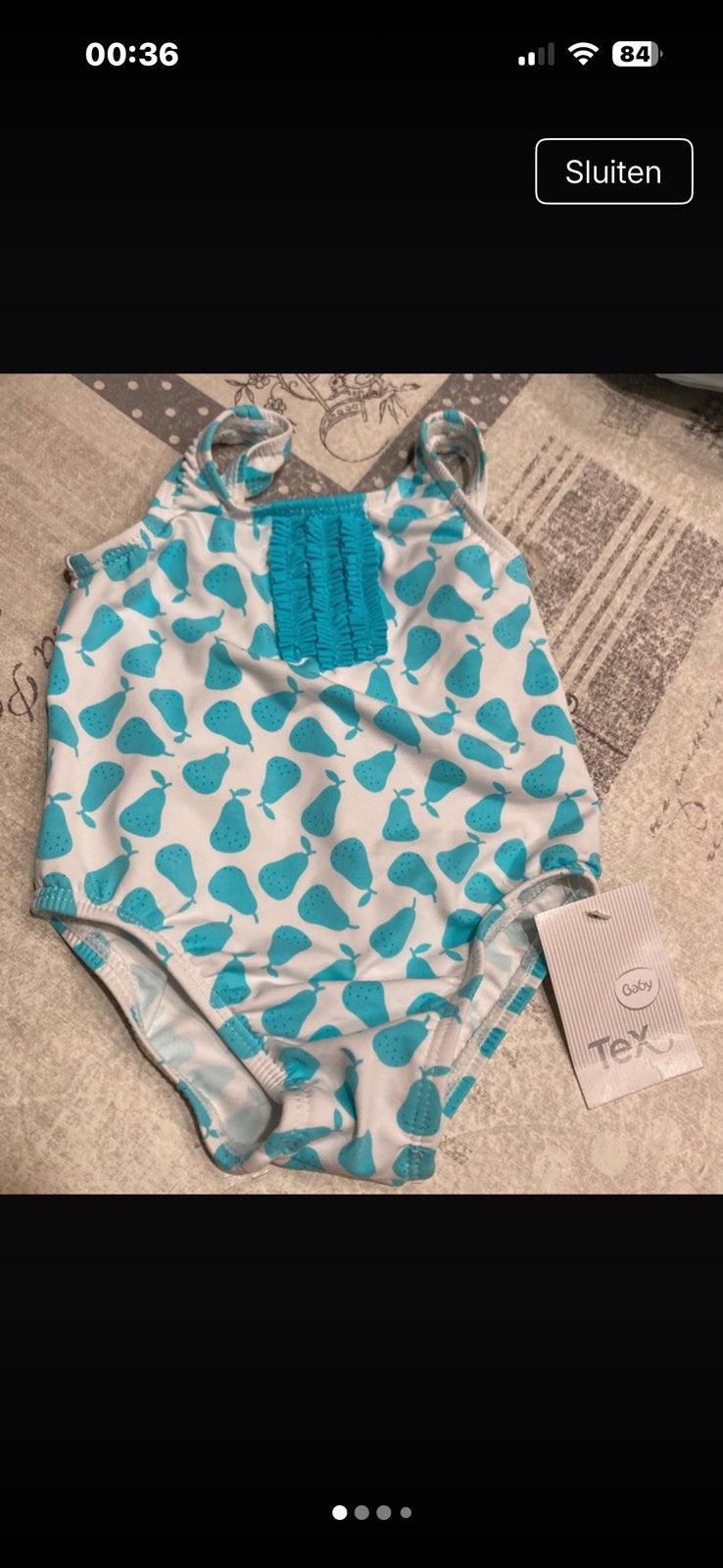 Nieuw baby badpakje maatje 71/9 maanden., Enfants & Bébés, Vêtements de bébé | Maillots de bain pour bébés, Neuf, Enlèvement ou Envoi