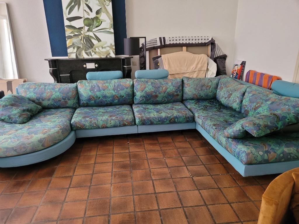 Hoekbank, Ophalen, Gebruikt, Hoekbank, Stof