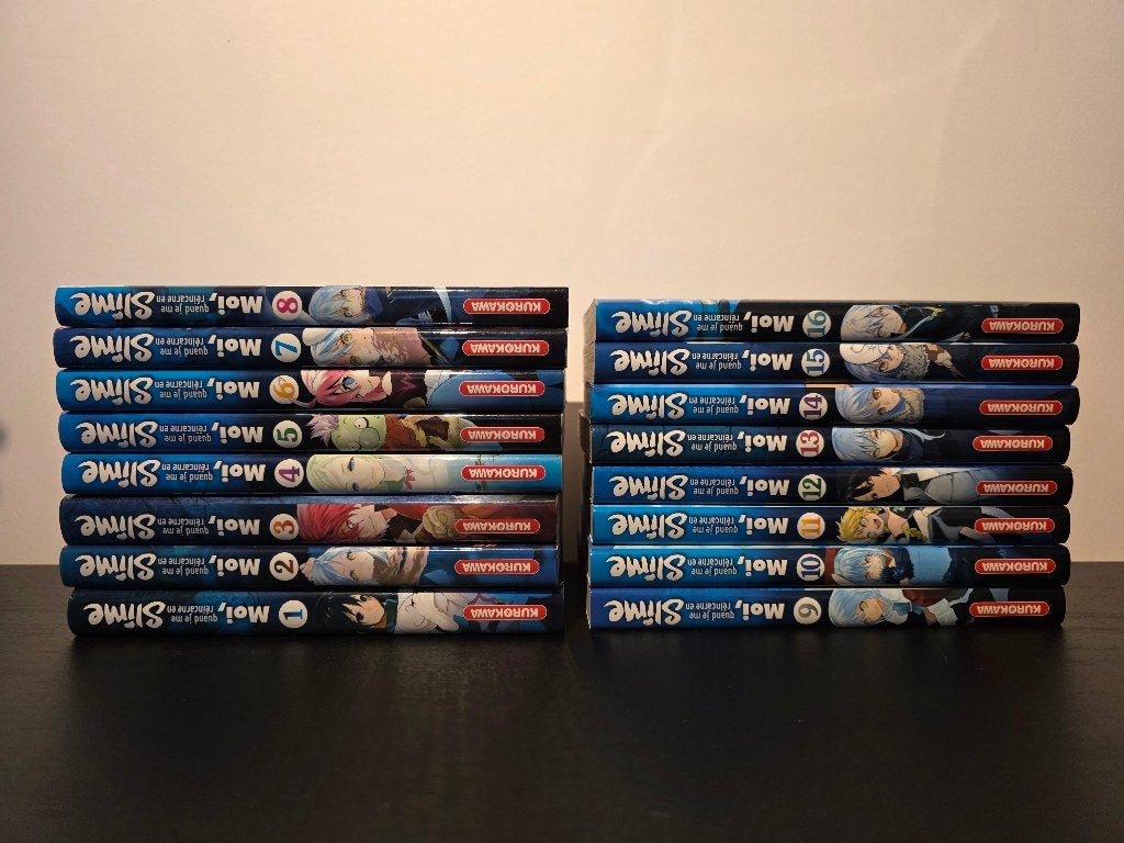 Moi, quand je me réincarne en Slime 1 à 16 et 18 à 24 et 26, Livres, Enlèvement, Utilisé