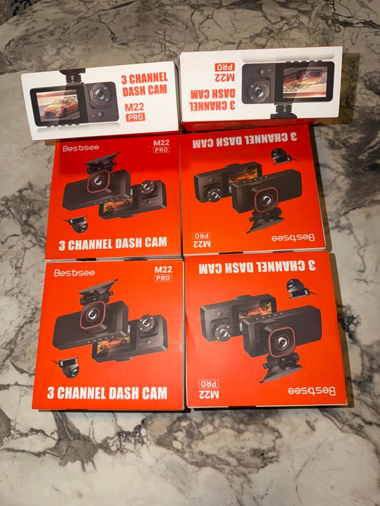 Dash Cam for car Bestsee M22 Pro 3 Caméras – Neuve –, Ophalen of Verzenden, Nieuw