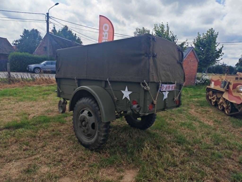 ww2 houten Ben hur 1Ton trailer 1943, Auto diversen, Aanhangers en Bagagewagens, Ophalen, Gebruikt