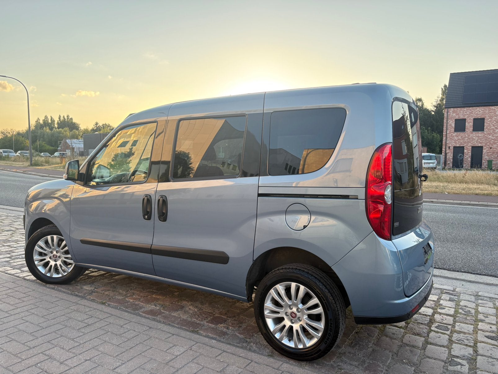 Fiat Doblo | 12 M Garantie | 44 Dkm |Diesel | Automaat| 2012, Auto's, 4 cilinders, Bluetooth, Blauw, 5 deurs