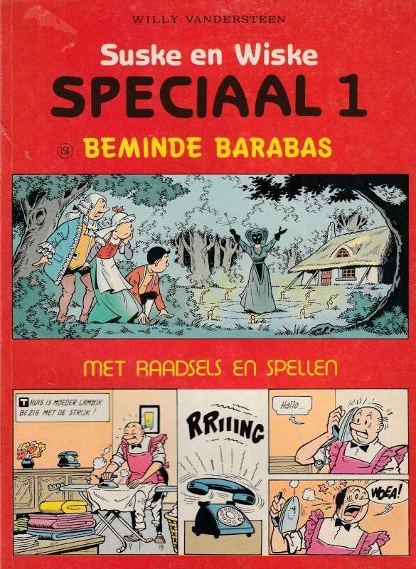 strip Suske en Wiske - Speciaal 1 - Beminde Barabas, Boeken, Willy Vandersteen, Eén stripboek, Ophalen of Verzenden, Zo goed als nieuw
