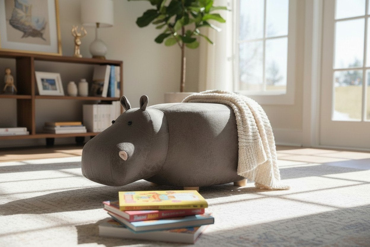 Dierenkrukje voor kinderen 65x33x29, grijs, Ophalen of Verzenden, Grijs