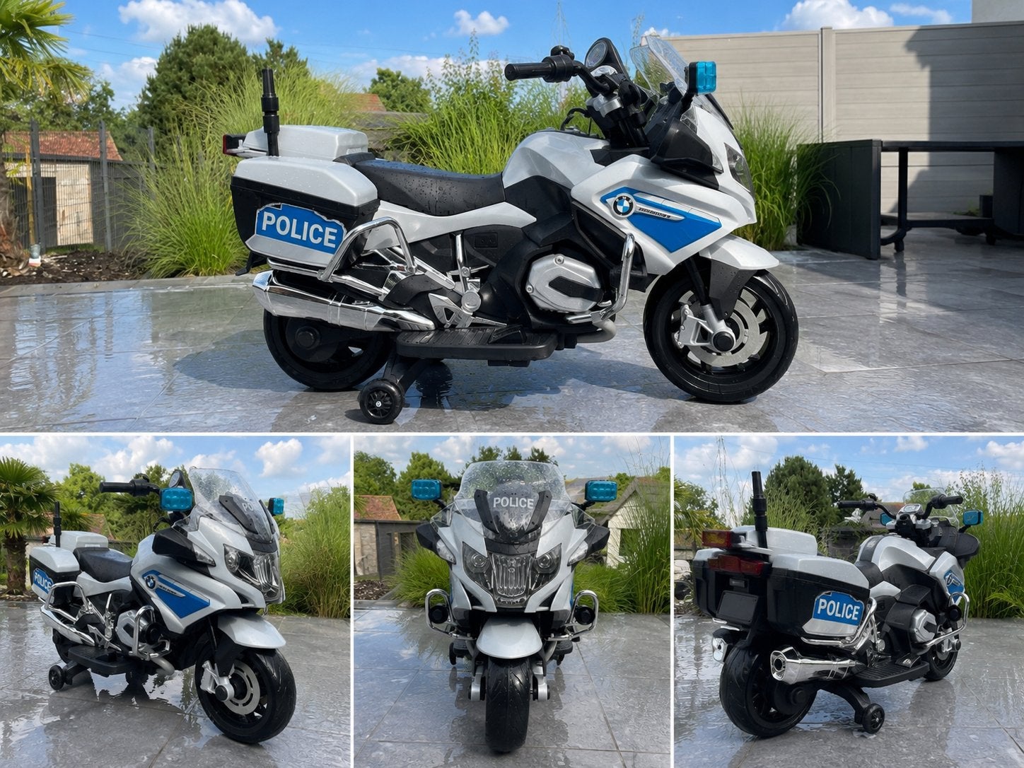 BMW Politie Elektrische Kinder Motor, Ophalen