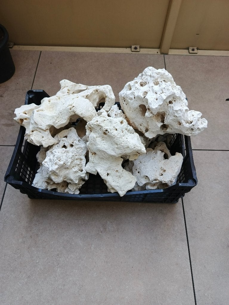 Aquarium stenen 30 kg - Hardscape, Dieren en Toebehoren, Vissen | Aquaria en Toebehoren, Ophalen, Zo goed als nieuw, Plant(en), Steen of Hout