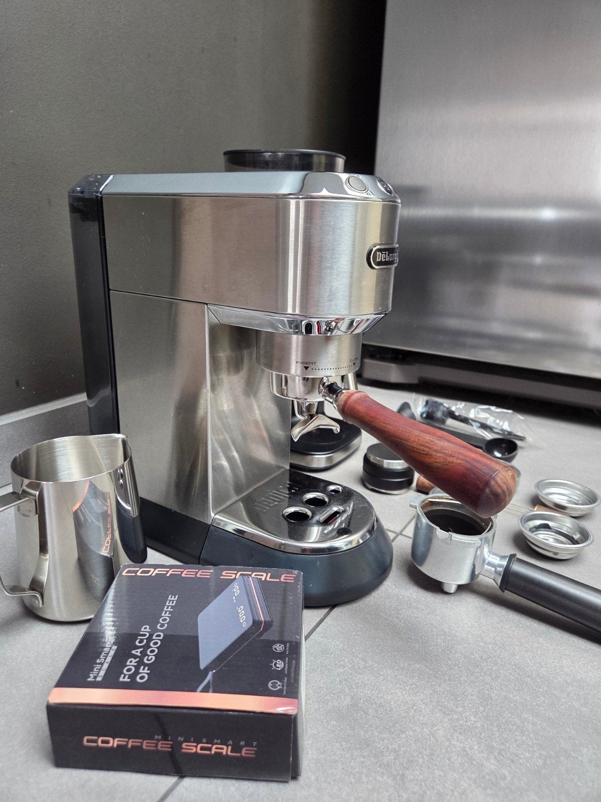 Delongi Dedica + Bonenmaler & accessoires, Ophalen