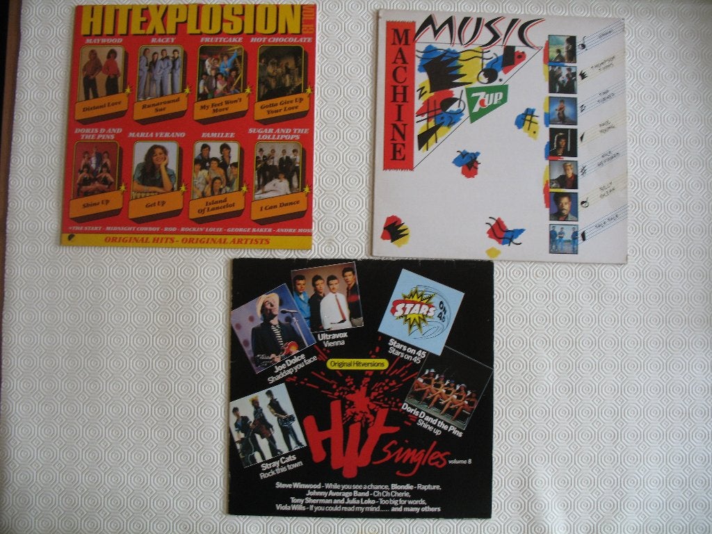 Hit explosion vol 13, Hit singles vol 8, Music Machine 7UP, Cd's en Dvd's, Vinyl | Pop, Ophalen of Verzenden