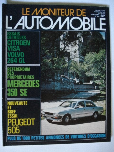 Le Moniteur de l'Automobile 665, Envoi, Comme neuf, Général