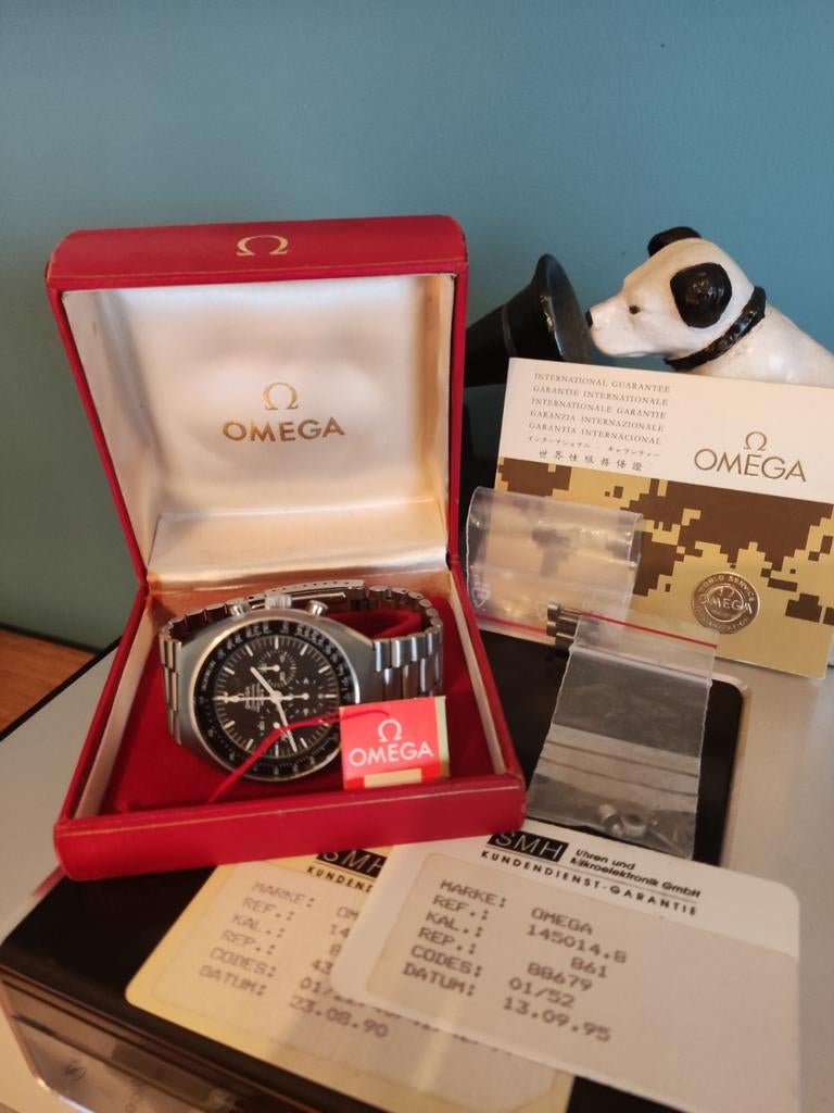 Omega Speed Master 1973, Handtassen en Accessoires, Horloges | Antiek, Breitling, Ophalen