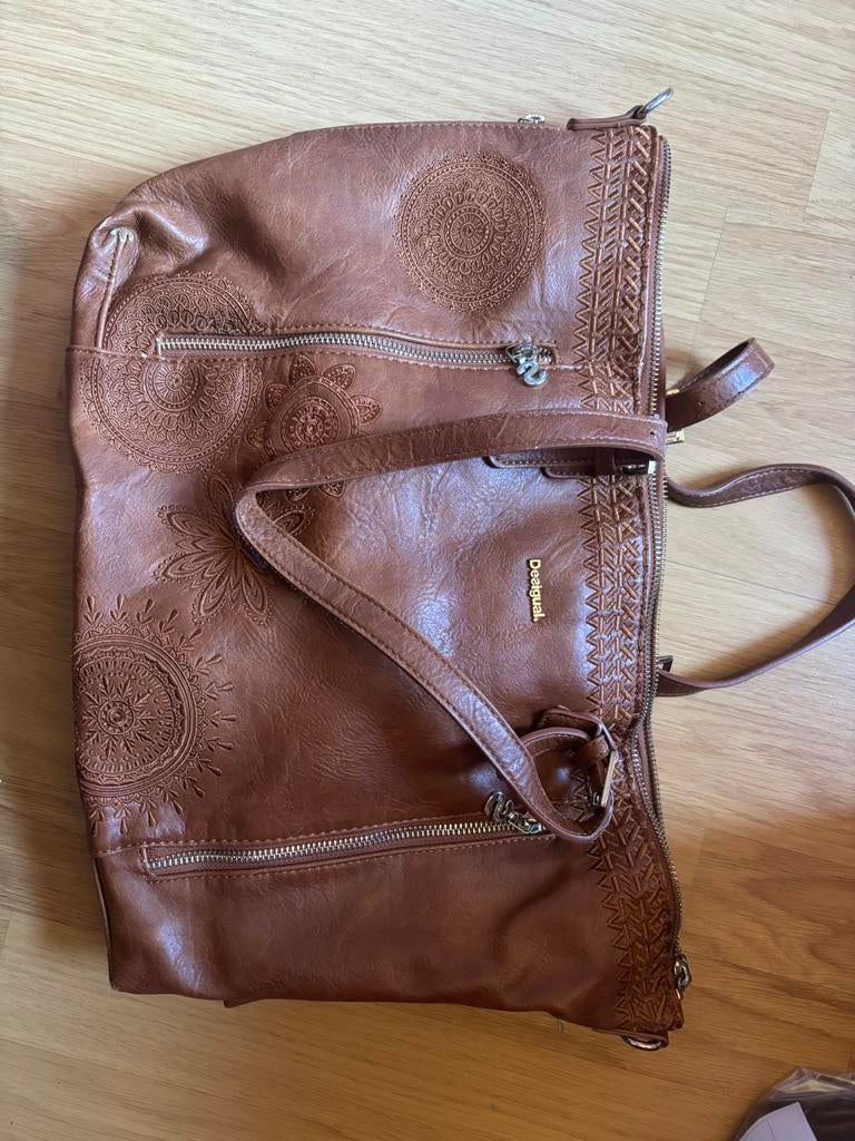 Sac Desigual, Ophalen, Gebruikt, Bruin, Handtas