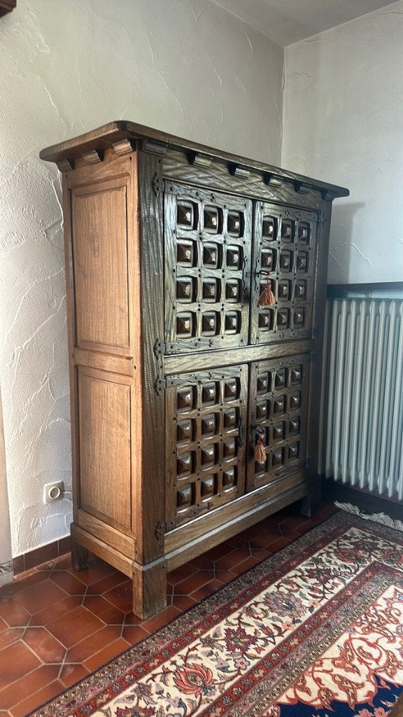 Spaans brutaistische eetkamer, Huis en Inrichting, Ophalen, Gebruikt, Spaans brutalisme, 4 tot 6 stoelen