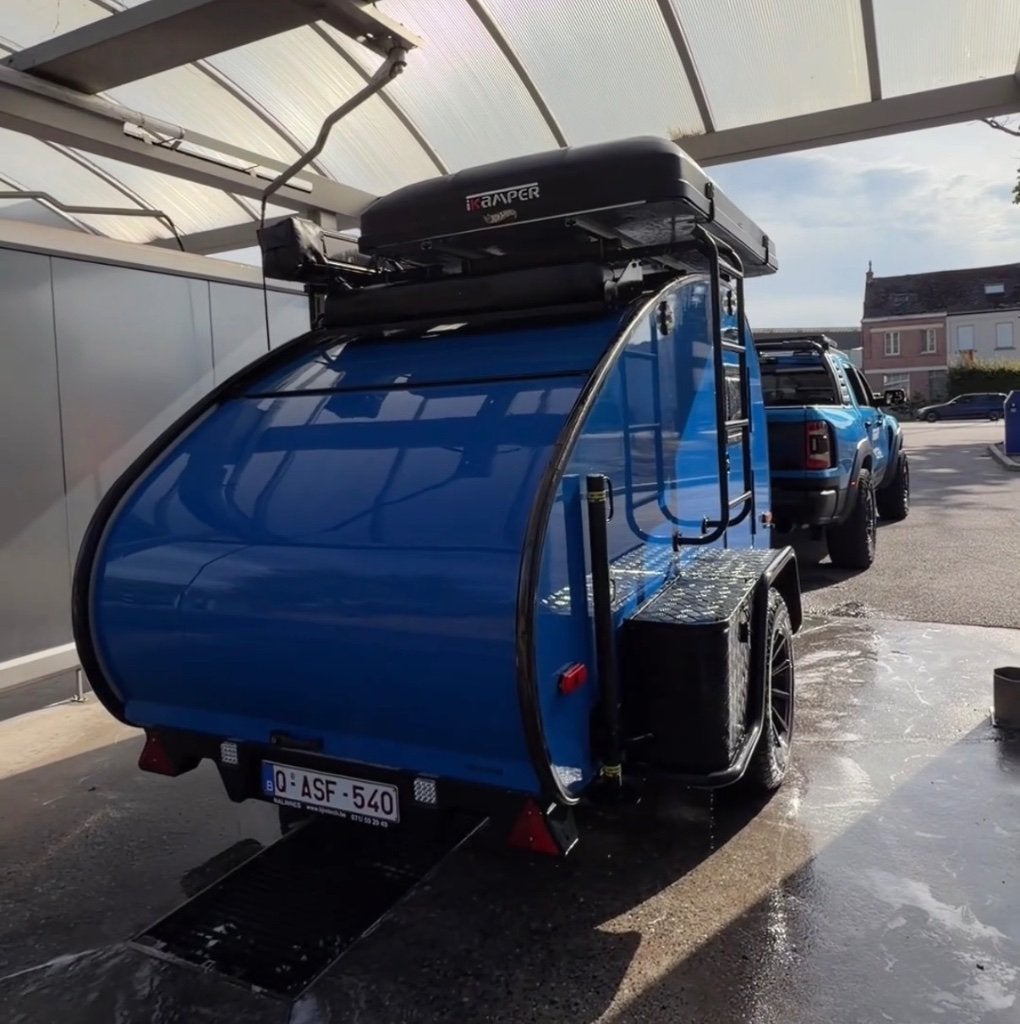 2024 HeroCamper teardrop OffRoad Caravan, Schokbreker, 2 aparte bedden, 750 - 1000 kg, Particulier
