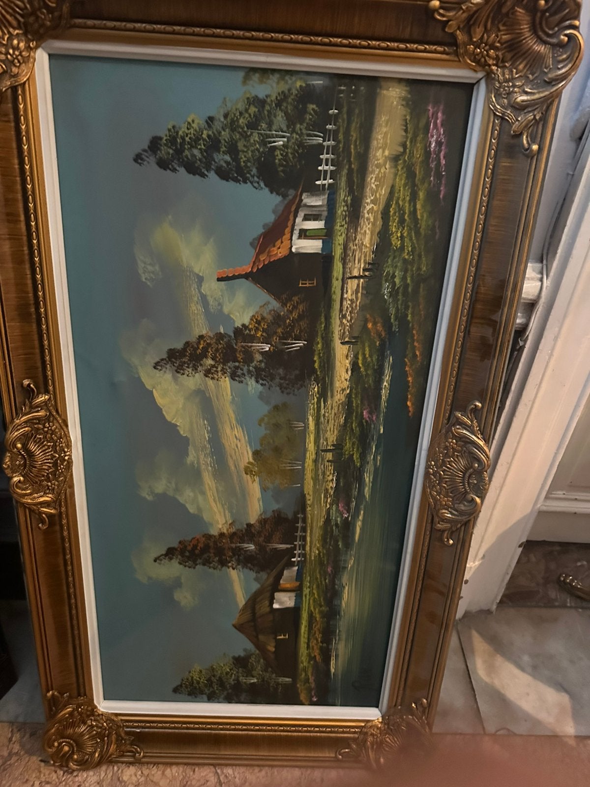 Tableau vintage, Enlèvement