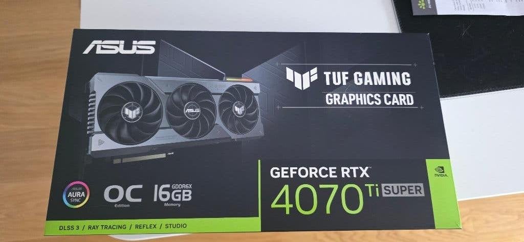 Nvidia Rtx 4070 Ti Super Asus ROG Tuf gaming, Informatique & Logiciels, Cartes vidéo, Enlèvement ou Envoi, GDDR6, PCI-Express 4