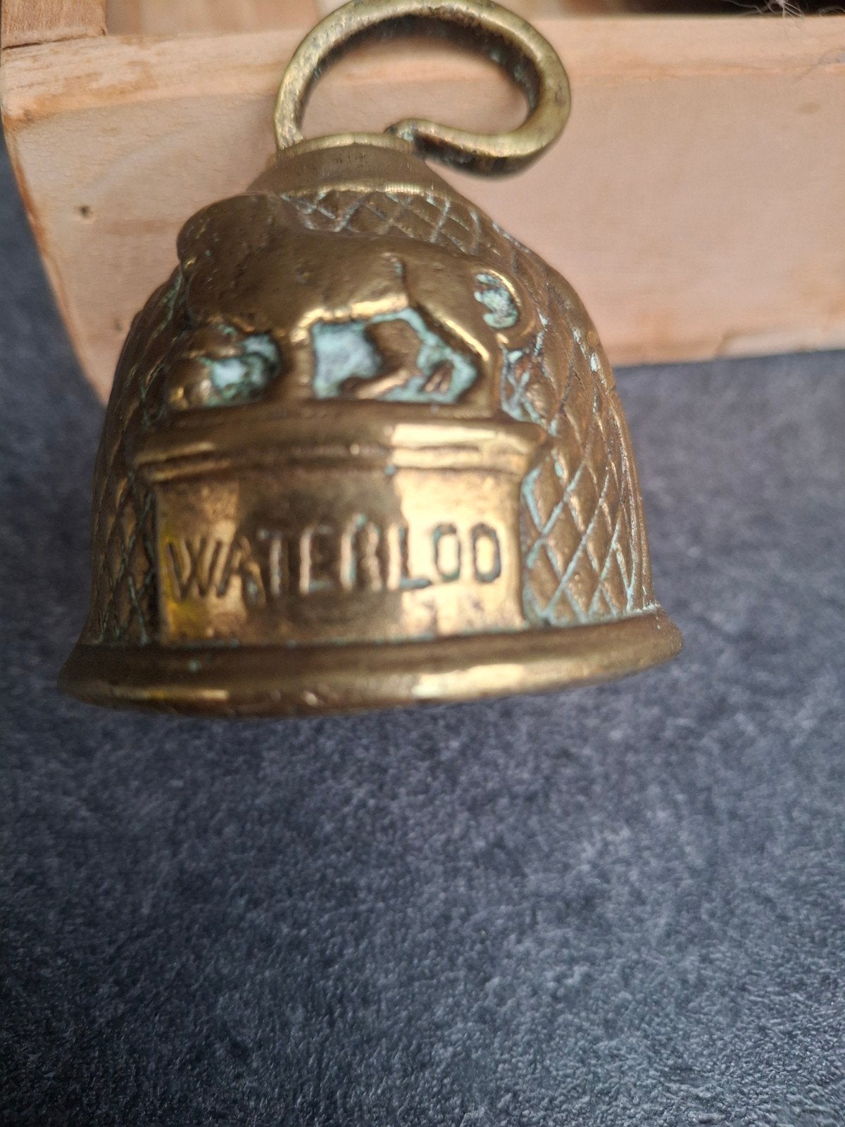 petite clochette lion de waterloo, Antiquités & Art, Enlèvement ou Envoi, Bronze