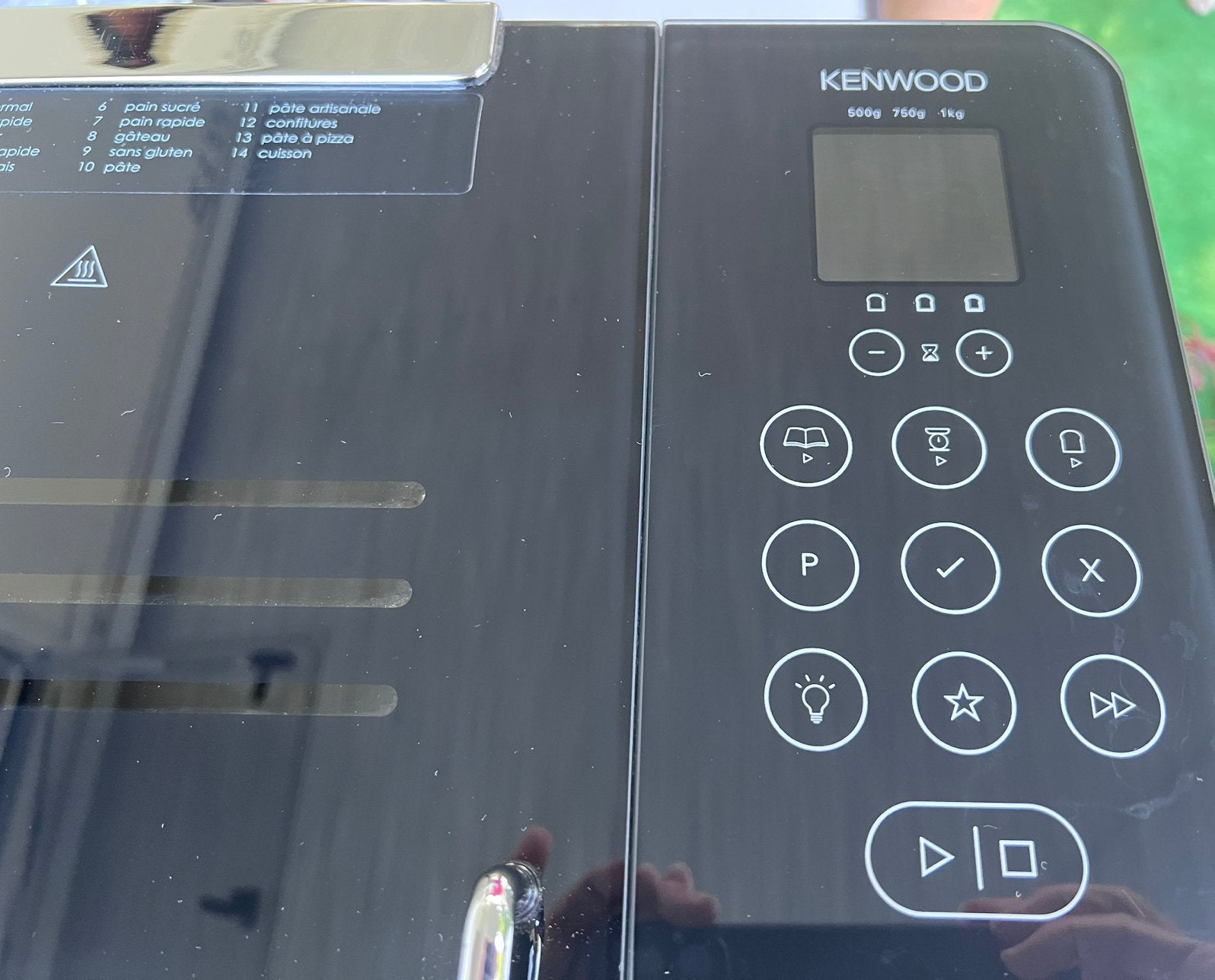 Kenwood broodbakmachine., 800 tot 1200 gram deeg, Zo goed als nieuw, Kijkvenster, Ophalen