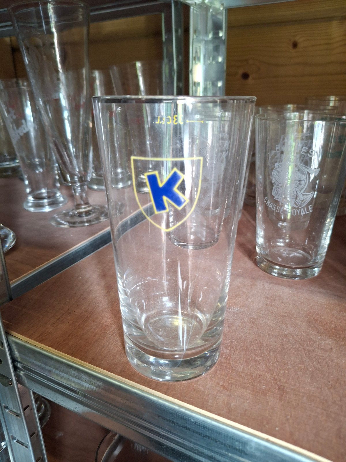 Email bierglas krak pils, Verzamelen, Ophalen of Verzenden