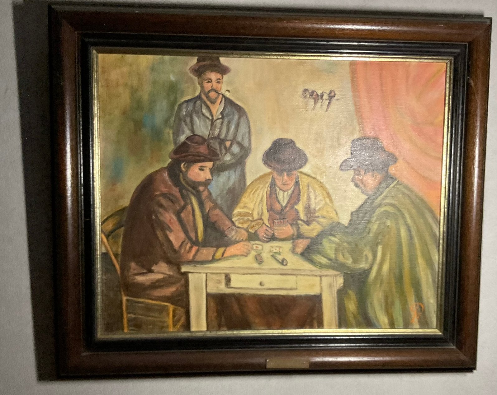 Schilderij gemaakt door P Planke, Antiek en Kunst, Ophalen