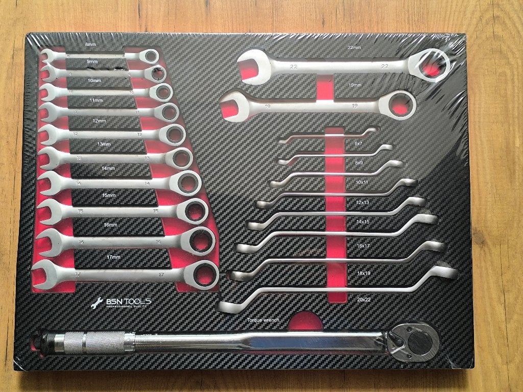 BSN TOOLS momentsleutel, steek-ring/ ratel. Compleet nieuw., Doe-het-zelf en Bouw, Ophalen, Nieuw, Sleutel/ratel, Overige merken