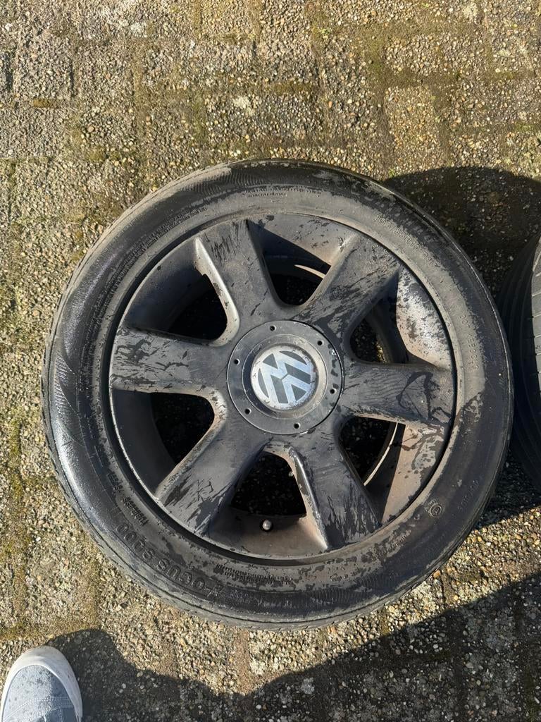 Volkswagen velgen 16” + banden – 205/55 R16 – set van 4, Fietsen en Brommers, Ophalen, Zo goed als nieuw