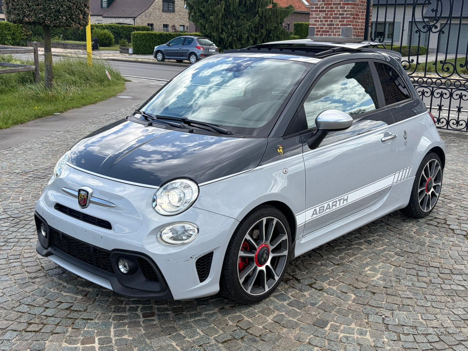 Fiat 500 abarth full option… 2019 56000km, Auto's, Abarth, Particulier, Apple Carplay, Benzine, Euro 6, 3 deurs, Handgeschakeld