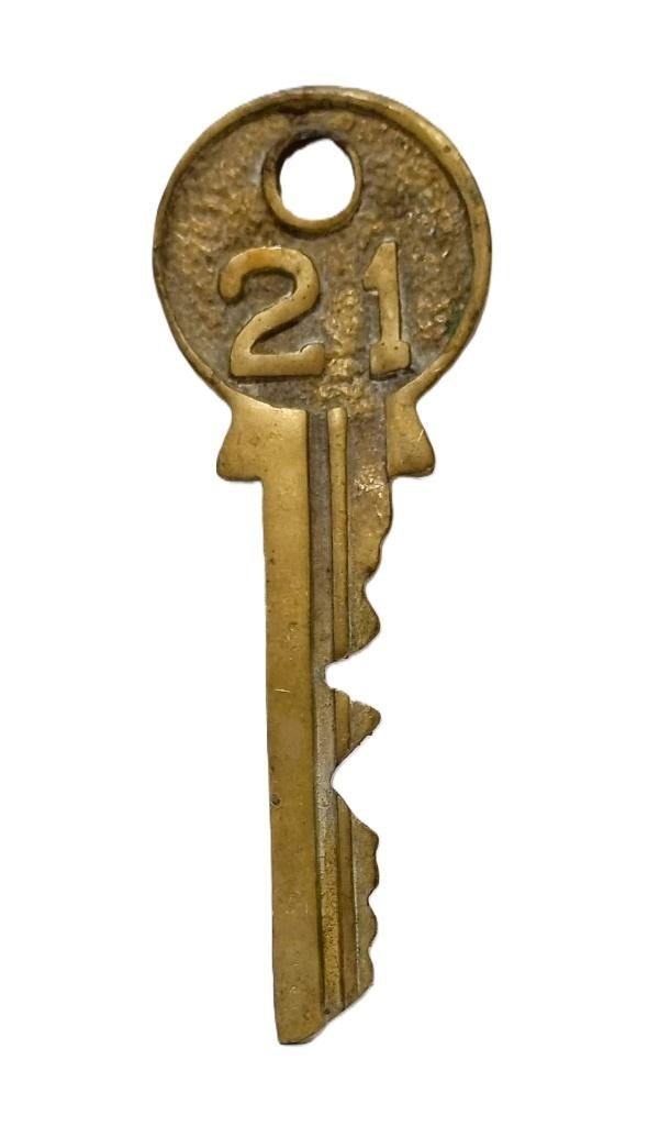 Grote massief koperen sleutel - 25 cm, Antiek en Kunst, Antiek | Brons en Koper, Ophalen of Verzenden, Koper