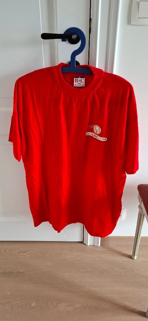 WK VINTAGE! Origineel Belga '90s Supportersshirt, Maat XL, Ophalen, Nieuw, Shirt