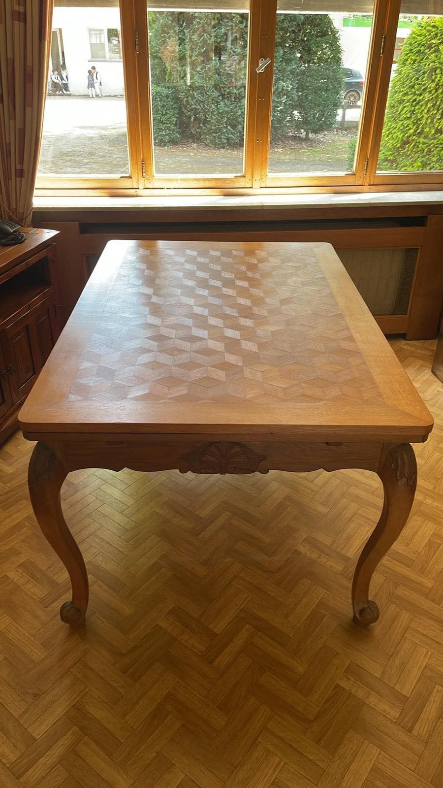Dining table with 4 chairs, Ophalen of Verzenden
