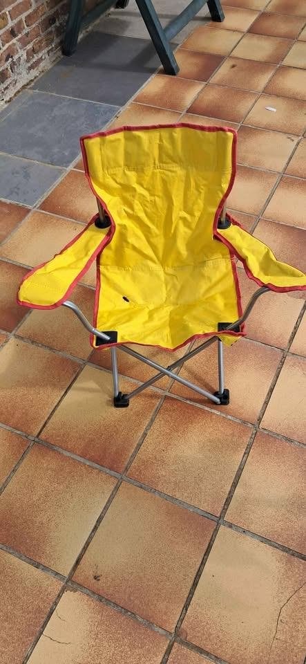 campingstoeltje, Ophalen, Campingstoel
