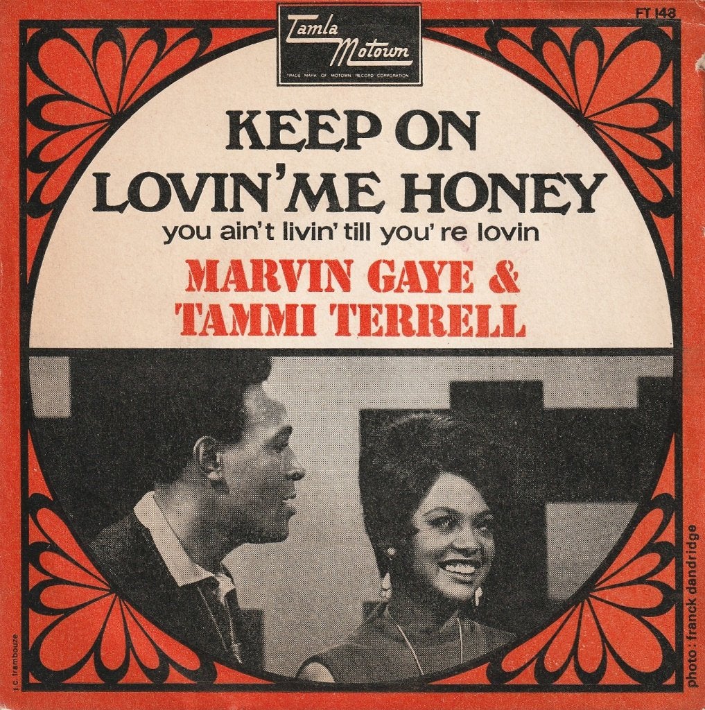 Marvin Gaye & Tammi Terrell - Keep on lovin'me honey, R&B et Soul, 7 inch, Comme neuf, Pochette photo