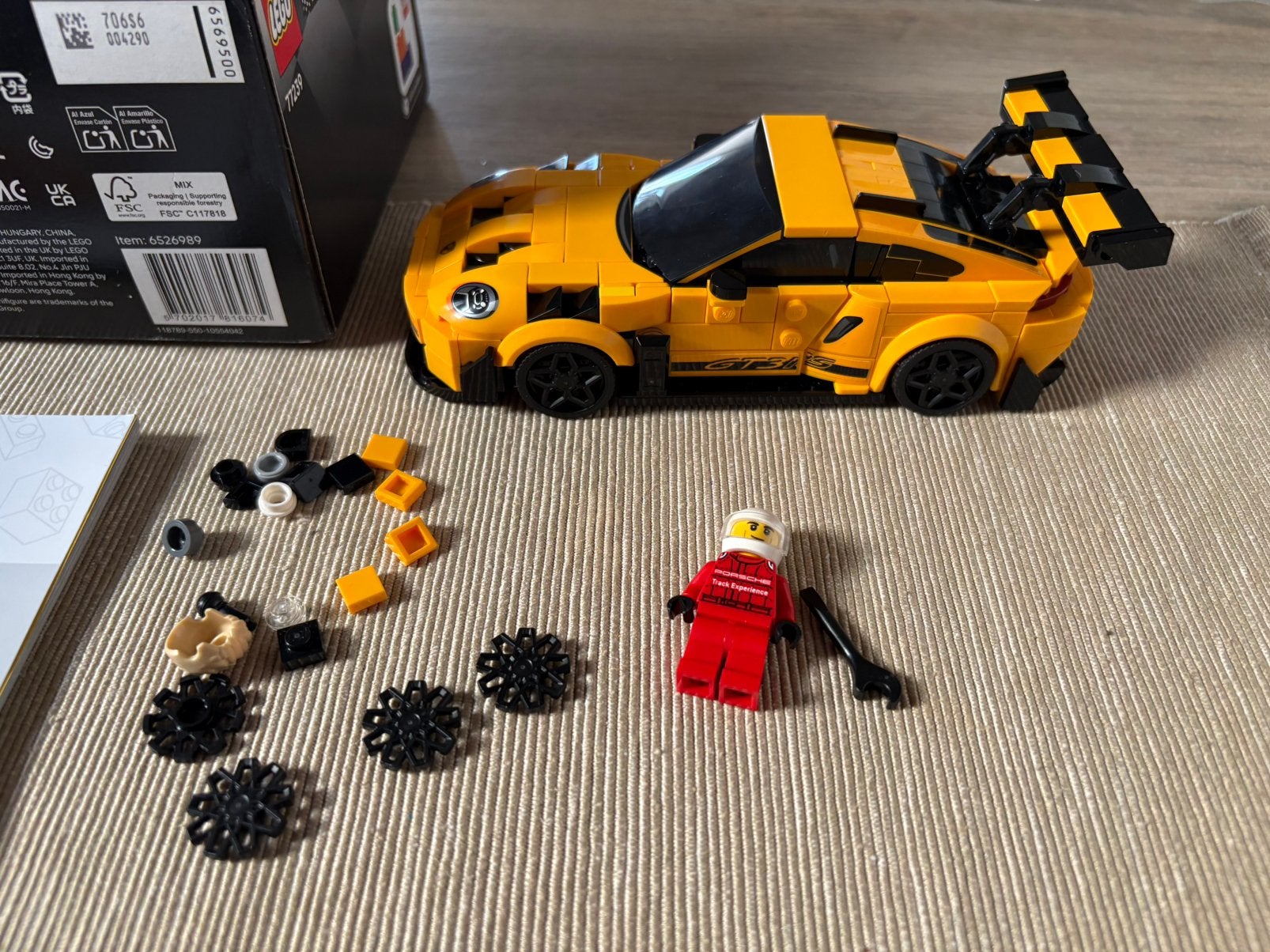 Lego 77239 speed champions Porsche Gt3RS Met instructie, sp, Ophalen of Verzenden, Compleet, Lego, Speed Champions