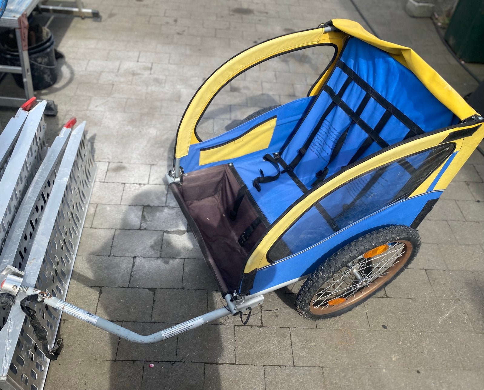 Remorque à vélo pour enfants, 20 à 40 kg, Enlèvement, Utilisé, Remorque pour enfant
