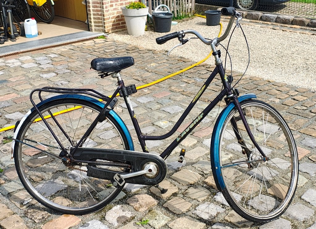 Damesfiets Kotfiets, Gebruikt, 47 tot 50 cm, Versnellingen, Trommelrem