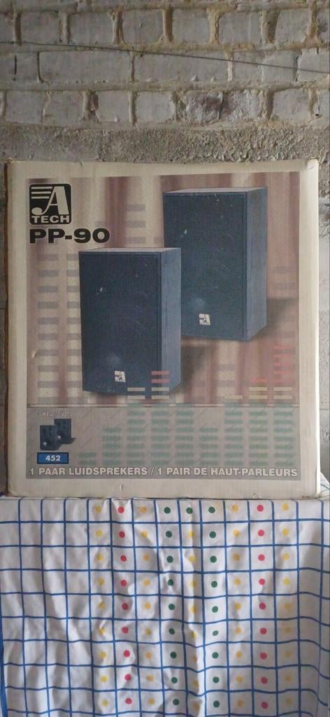 1 PAAR 3 WEG SYSTEEM LUIDSPREKERS A TECH  PP 90, Audio, Tv en Foto, Luidsprekerboxen, Ophalen