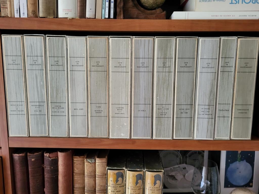 Œuvres complètes de De Maupassant en 12/16 volumes, Antiquités & Art, Antiquités | Livres & Manuscrits, Enlèvement ou Envoi