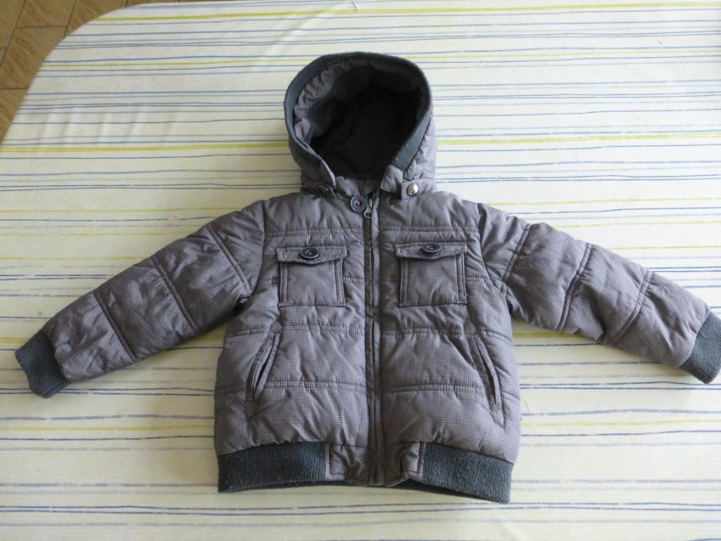 Jongensjas met kap - gevoerd - Maat 86 - winter, Enfants & Bébés, Vêtements de bébé | Taille 86, Garçon, Enlèvement ou Envoi, JBC