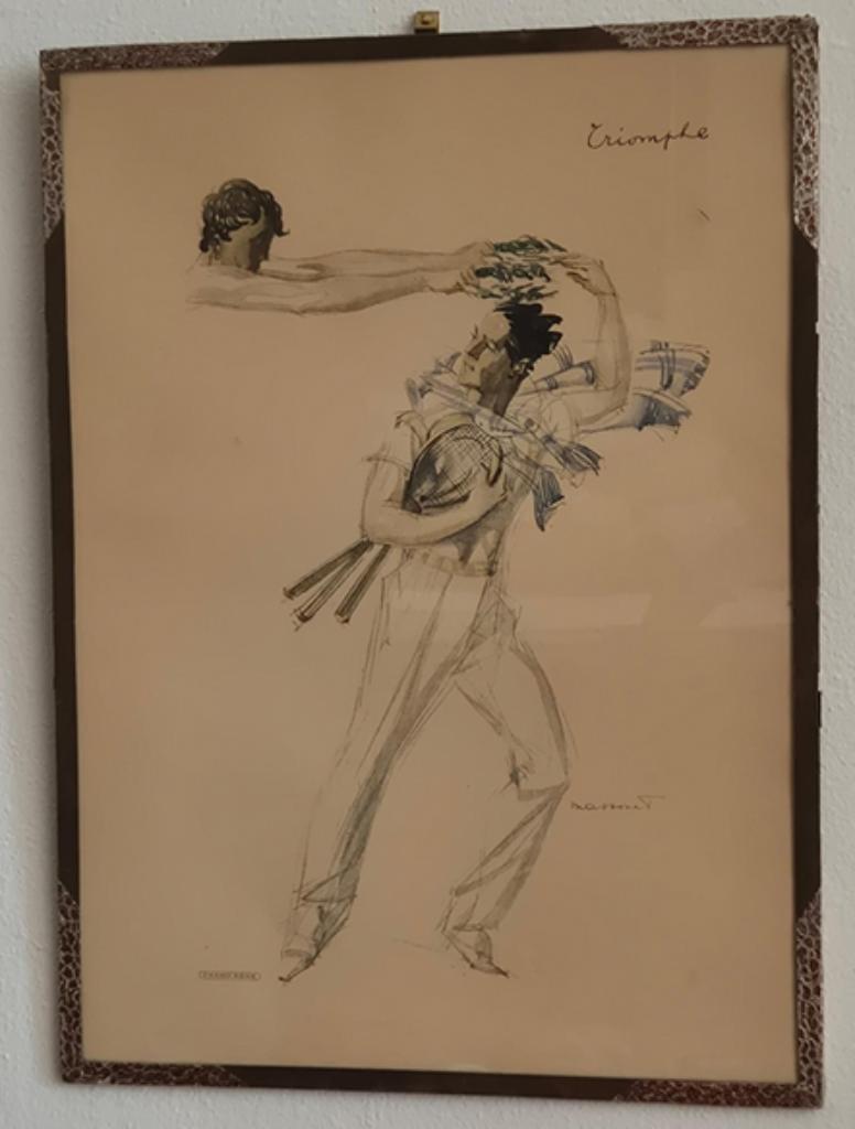 Deux dessins de A.Massonet intitulés"Triomphe"et"Concorde", Antiek en Kunst, Ophalen of Verzenden