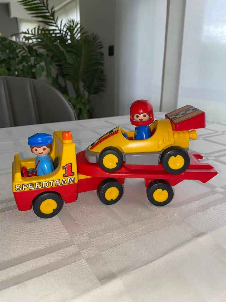 Playmobil 123 racewagen met takelwagen (6761), Enlèvement ou Envoi, Comme neuf