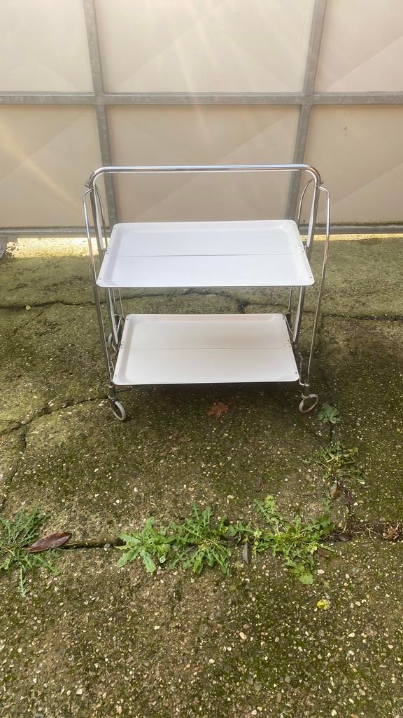 Vintage opvouwbaar tafeltje, Huis en Inrichting, Woonaccessoires | Etagères, Ophalen, Zo goed als nieuw
