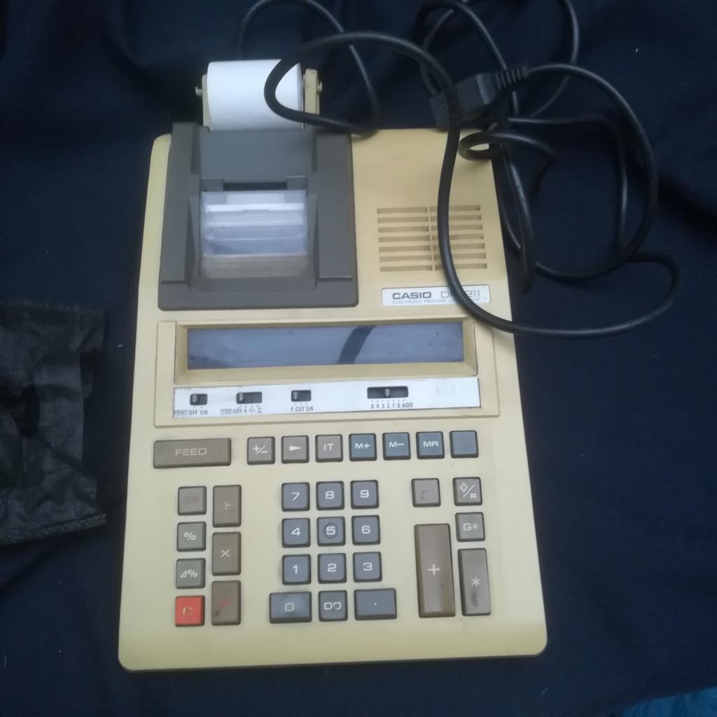 Ancienne Calculatrice d'impression Casio DR-1211, Enlèvement ou Envoi, Utilisé