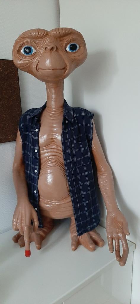E.T.extraterrestre taille réelle en résine, Collections, Enlèvement, Comme neuf