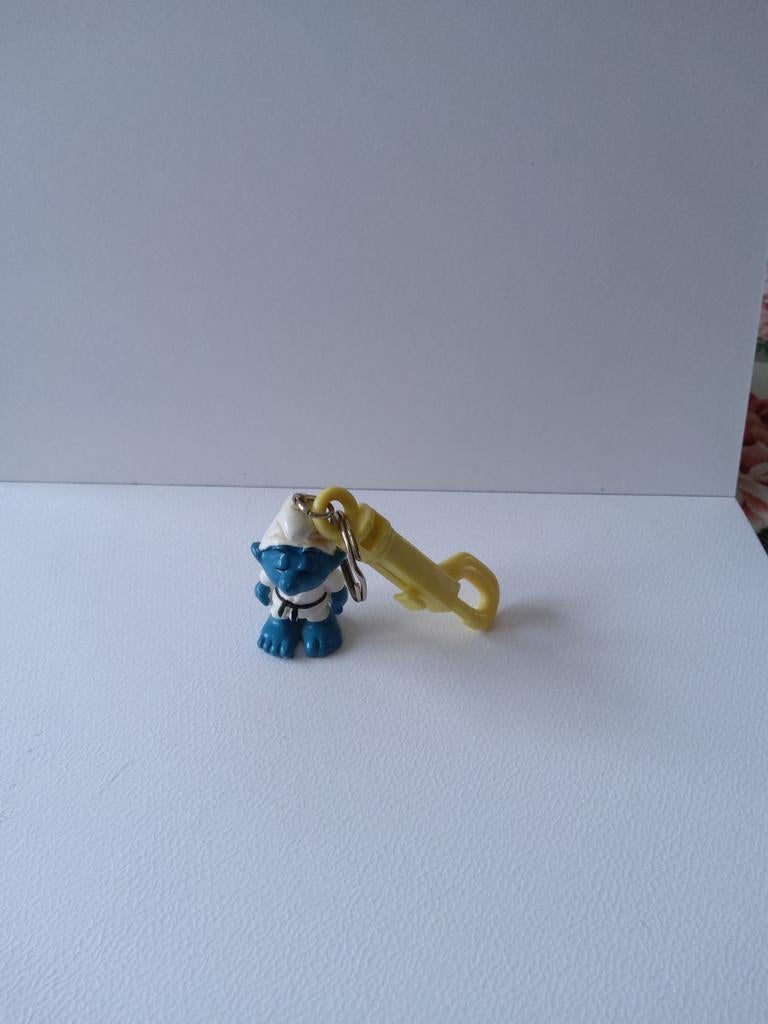 Smurf Judo sleutelhanger, Verzamelen, Smurfen, Ophalen of Verzenden, Zo goed als nieuw