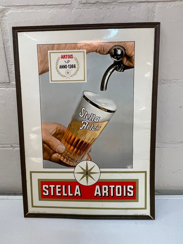 Stella artois karton bord (1967) ( 29 op 41), Ophalen of Verzenden, Zo goed als nieuw