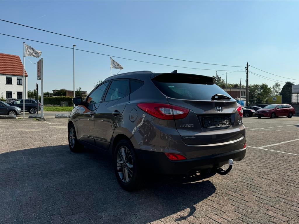 HYUNDAI IX35 NAVI|AIRCO|PRKSNSR|TRKHAAK, Auto's, Hyundai, Euro 5, Stof, 1995 cc, Zwart